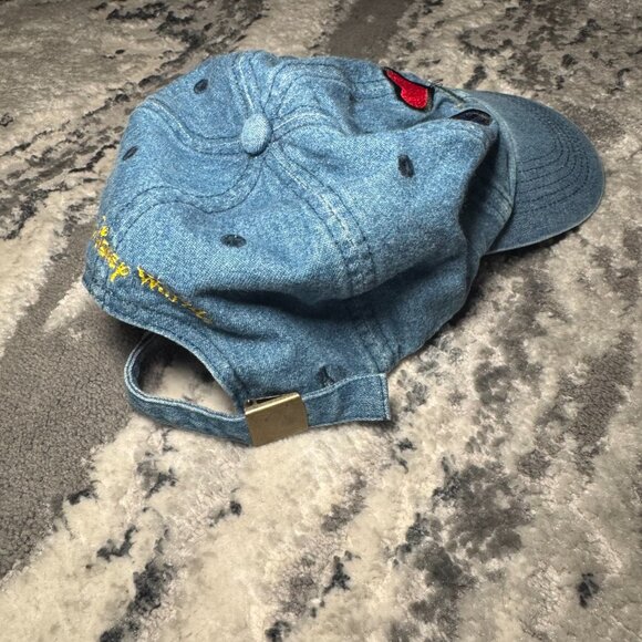 Disney Retro Peace, Love, and Mickey Mouse Denim Hat - Picture 8 of 8